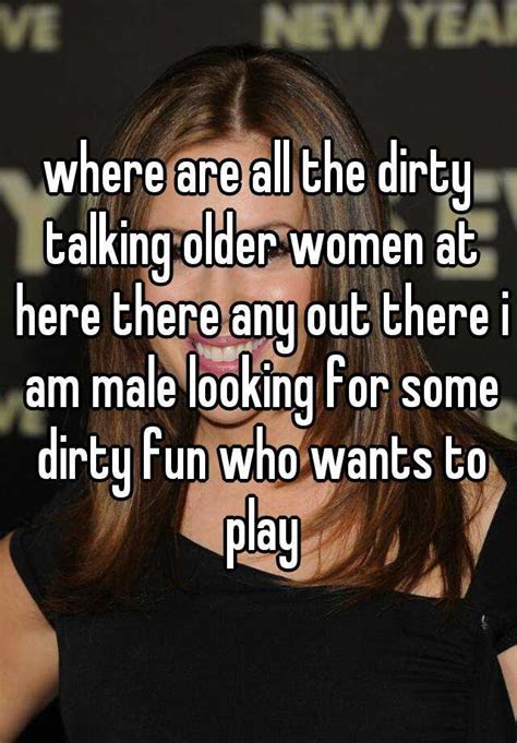 dirty talking mature woman